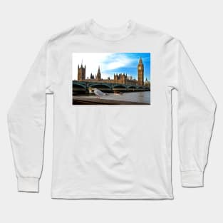 Big Ben Houses of Parliament Westminster Bridge London Long Sleeve T-Shirt